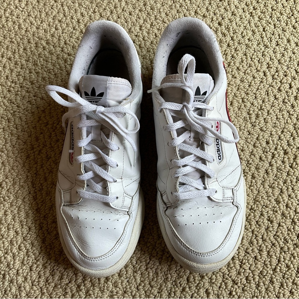 Adidas Classic White Sneakers Size 7